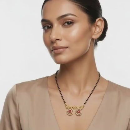 Twin Sparkle Mangalsutra