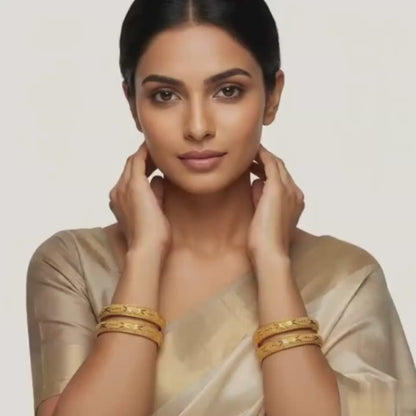 Desi Glam Bangles( Set Of 4 )