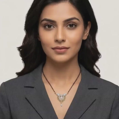 Diamond Arc Mangalsutra