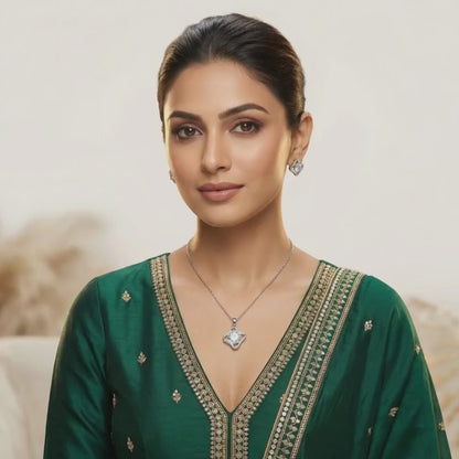 Diamond Square Pendant