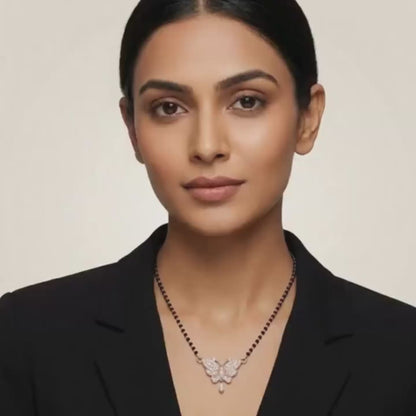 Butterfly Sparkle Mangalsutra